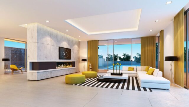 Villa Living Room Interior Designs